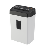 Bonsaii Crosscut Paper Shredder, 12-Sheet Capacity, P-4 Security Level, 5.5-Gallon Bin, Heavy-Duty Shredder for Home or Office, Destroys Paper, Credit Cards, Mail, and Staples, White & Black with Viewing Window